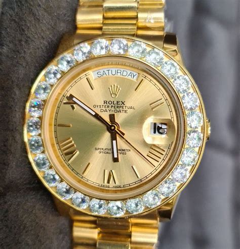 dames rolex goud